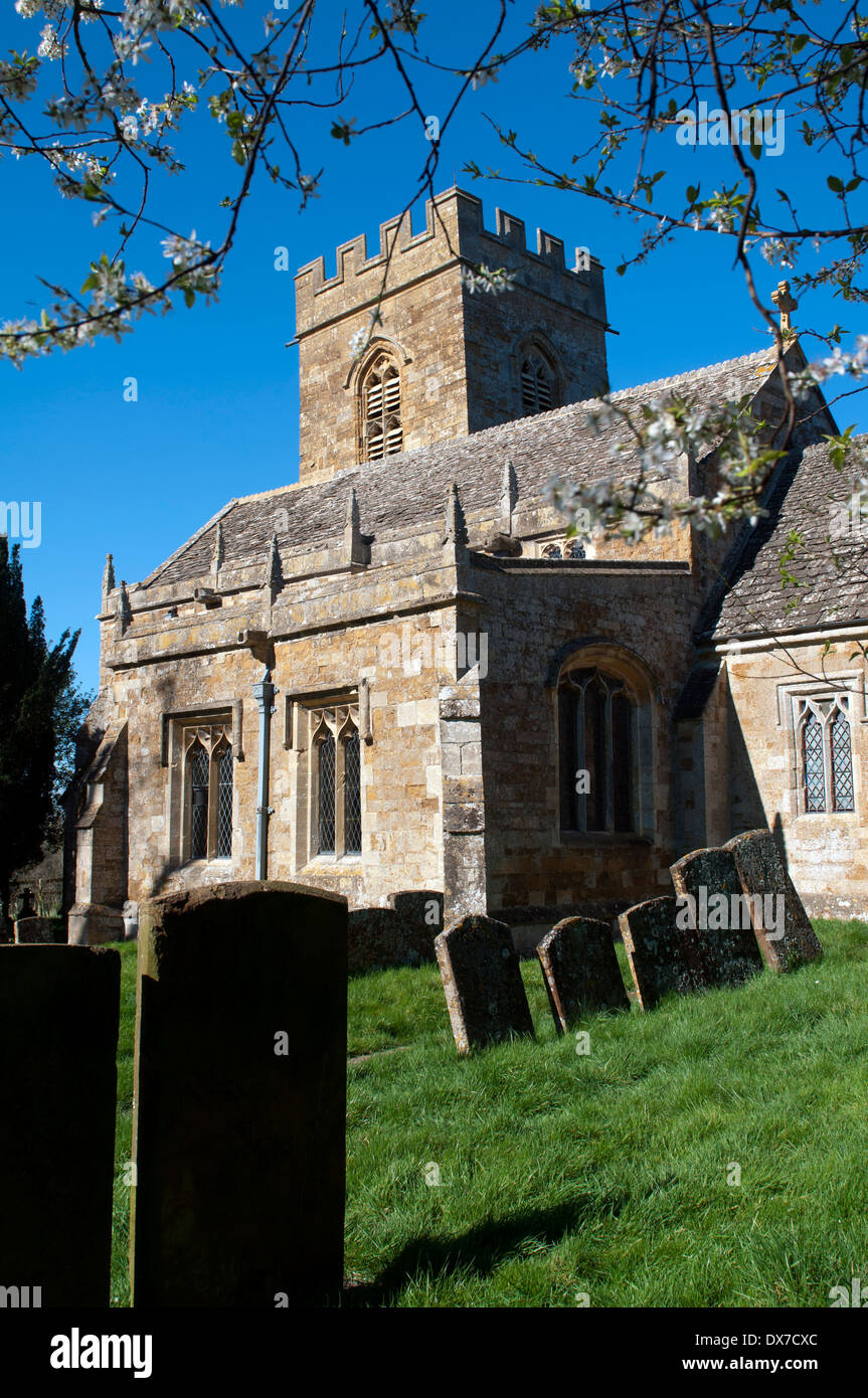 St. Martin`s Church, Barcheston, Warwickshire, England, UK Stock Photo